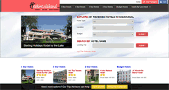 Desktop Screenshot of hotelsinkodaikanal.co.in