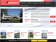 Tablet Screenshot of hotelsinkodaikanal.co.in